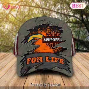 Harley Davidson x NFL Los Angeles Chargers Cap Allover Print