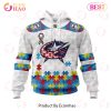 Personalized NHL Dallas Stars Autism Awareness 3D Hoodie