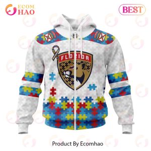 Personalized NHL Florida Panthers Autism Awareness 3D Hoodie