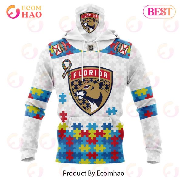 Personalized NHL Florida Panthers Autism Awareness 3D Hoodie