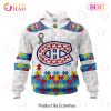 Personalized NHL Minnesota Wild Autism Awareness 3D Hoodie