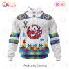 Personalized NHL New York Rangers Autism Awareness 3D Hoodie Personalized NHL New York Rangers Autism Awareness 3D Hoodie