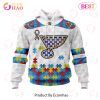 Personalized NHL Detroit Red Wings Autism Awareness 3D Hoodie Personalized NHL Detroit Red Wings Autism Awareness 3D Hoodie
