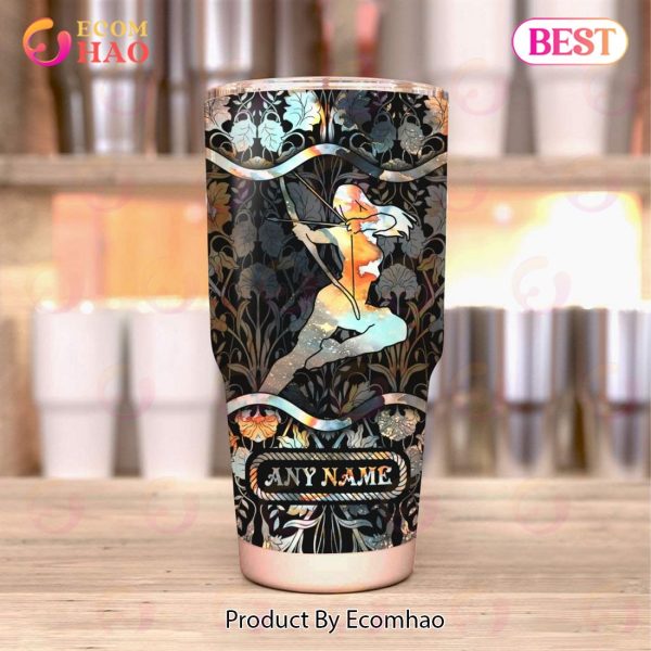 Archery Girl Personalized Tumbler