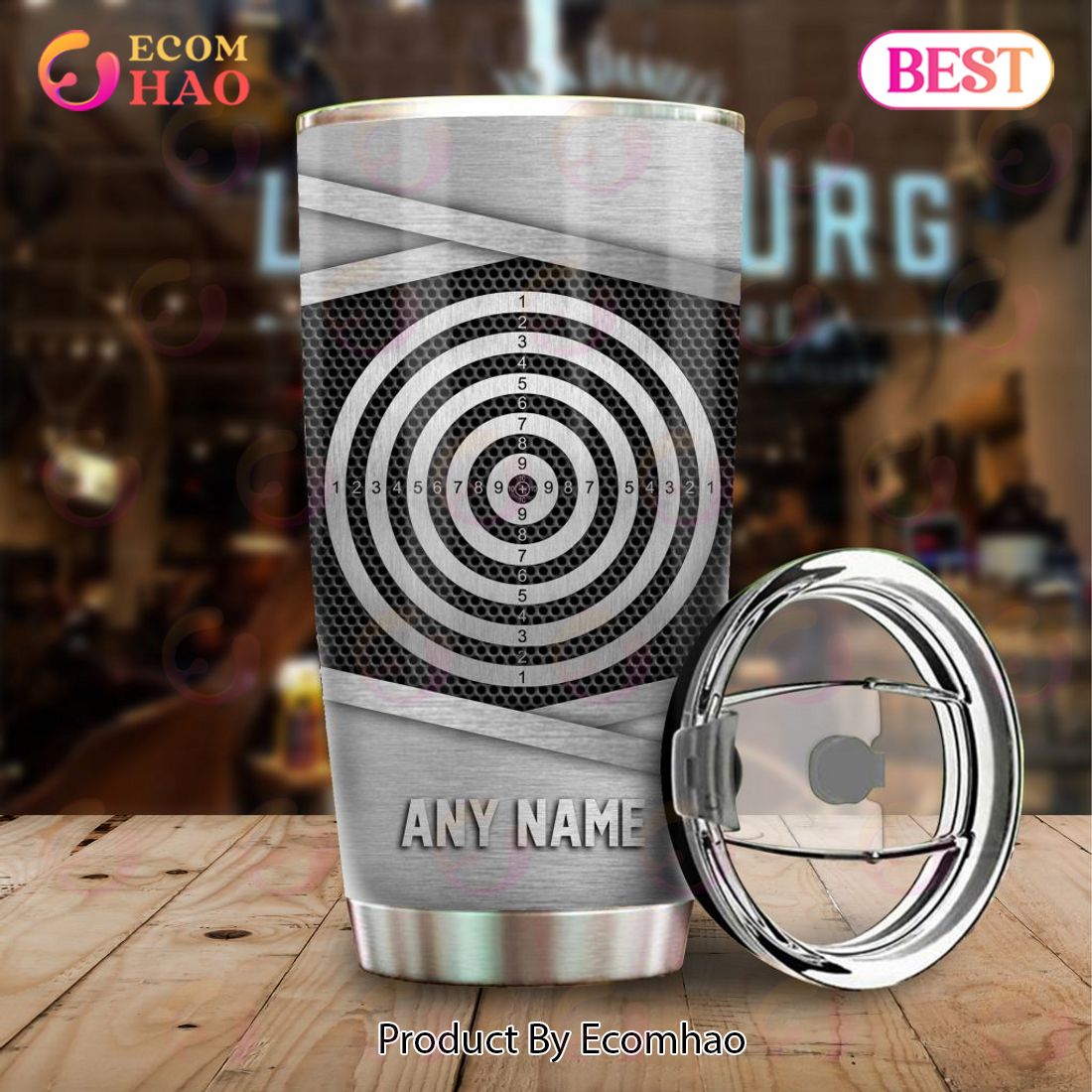 Archery Stainless Steel Personalized Tumbler