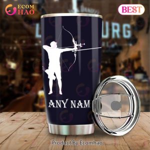 Archery Work Hard In Silence – Let Your Success Be Your Noise Personalized Tumbler