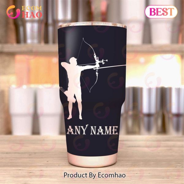 Archery Work Hard In Silence – Let Your Success Be Your Noise Personalized Tumbler