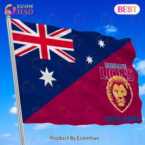 AFL Teams Brisbane Lions Flag Best Gift For Fans