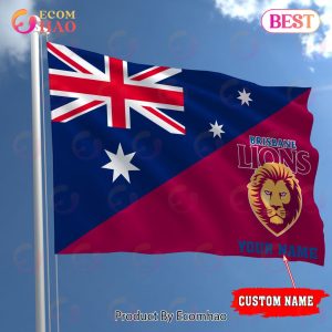 AFL Teams Brisbane Lions Flag Best Gift For Fans