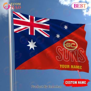 AFL Teams Gold Coast Suns Flag Best Gift For Fans