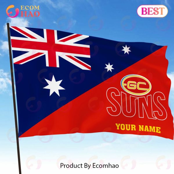 AFL Teams Gold Coast Suns Flag Best Gift For Fans