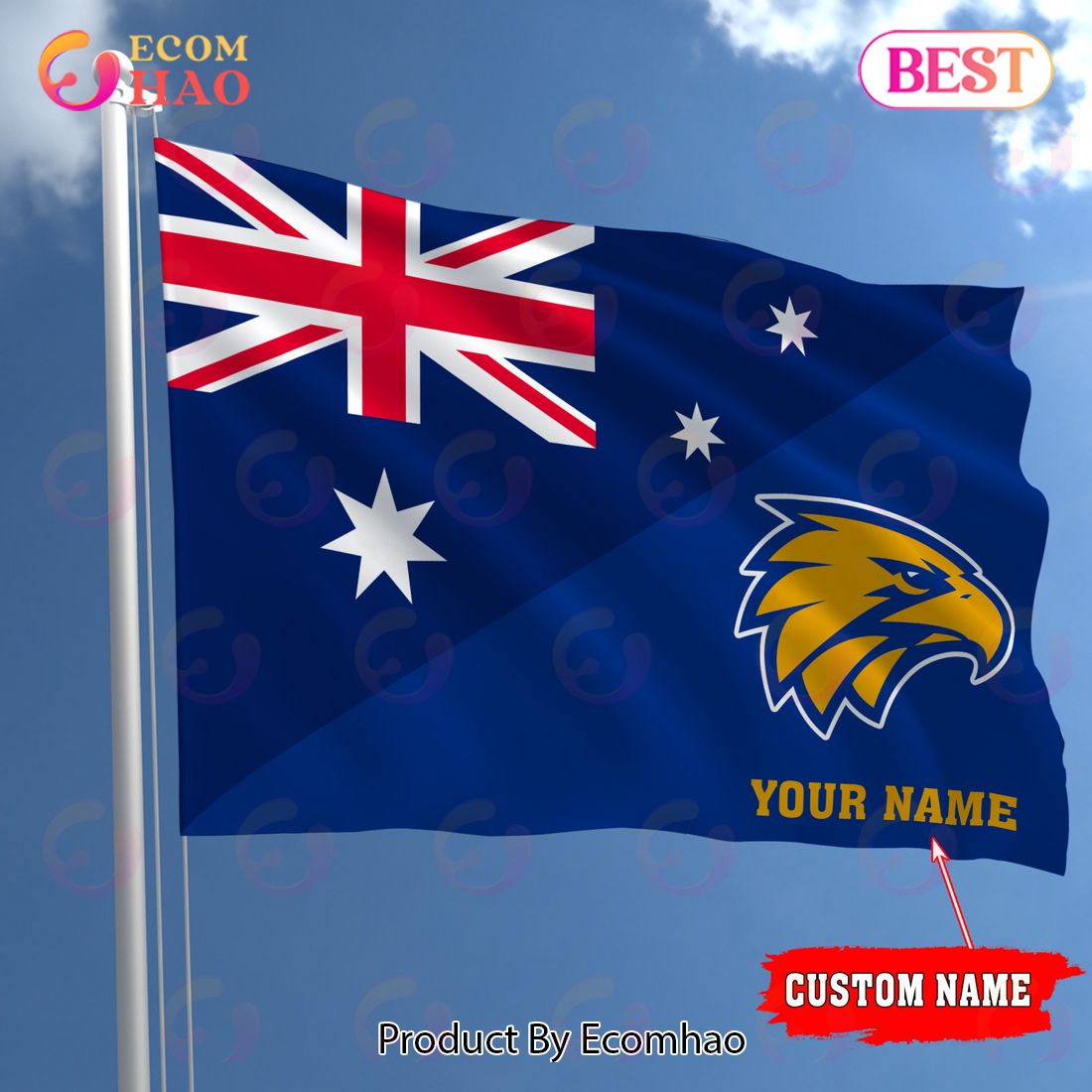 AFL Teams West Coast Eaglies Flag Best Gift For Fans