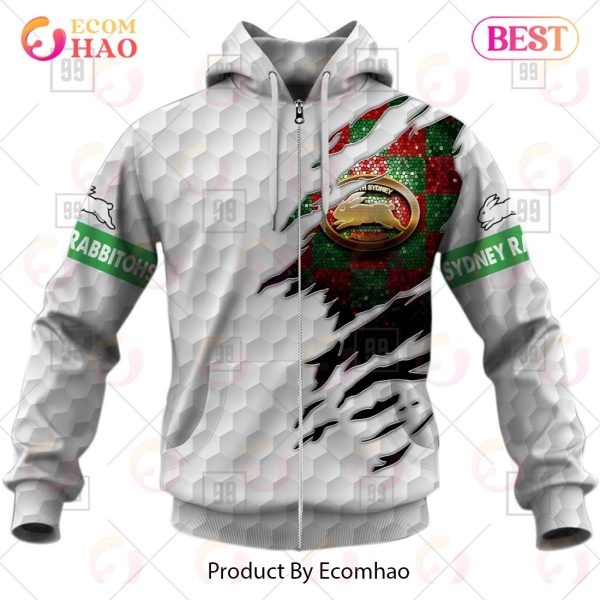Personalized Golf NRL South Sydney Rabbitohs 3D Hoodie