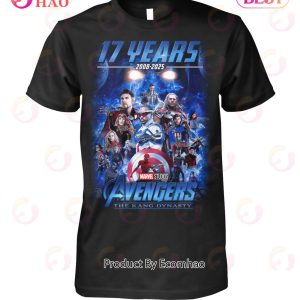 17 Years 2008 – 2025 Avengers The Kang Dynasty Marvel Studios T-Shirt