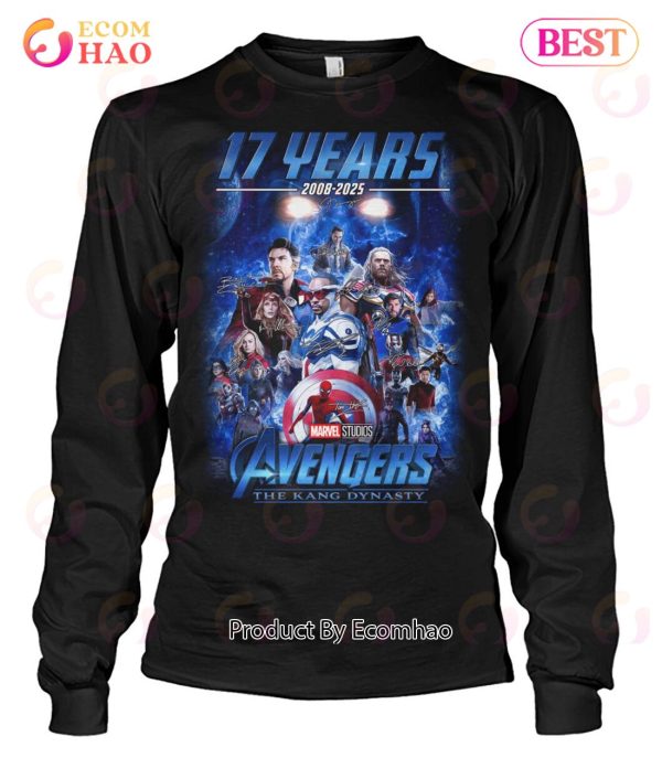 17 Years 2008 – 2025 Avengers The Kang Dynasty Marvel Studios T-Shirt