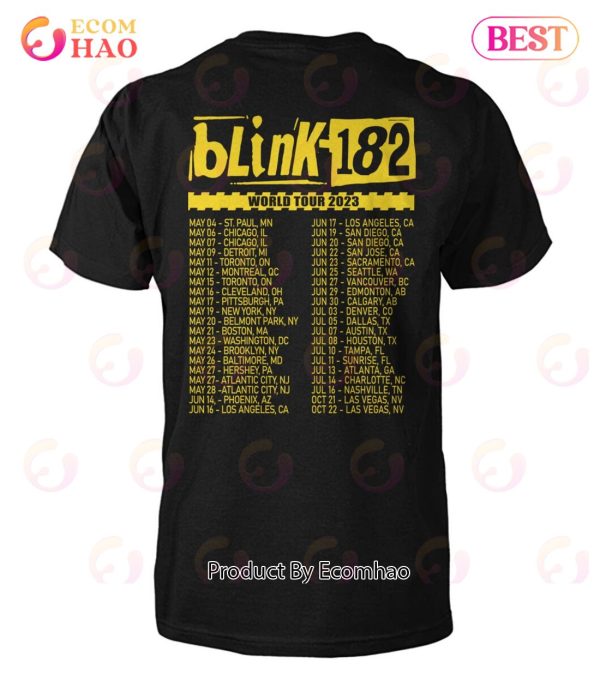 Blink-182 World Tour 2023 T-Shirt