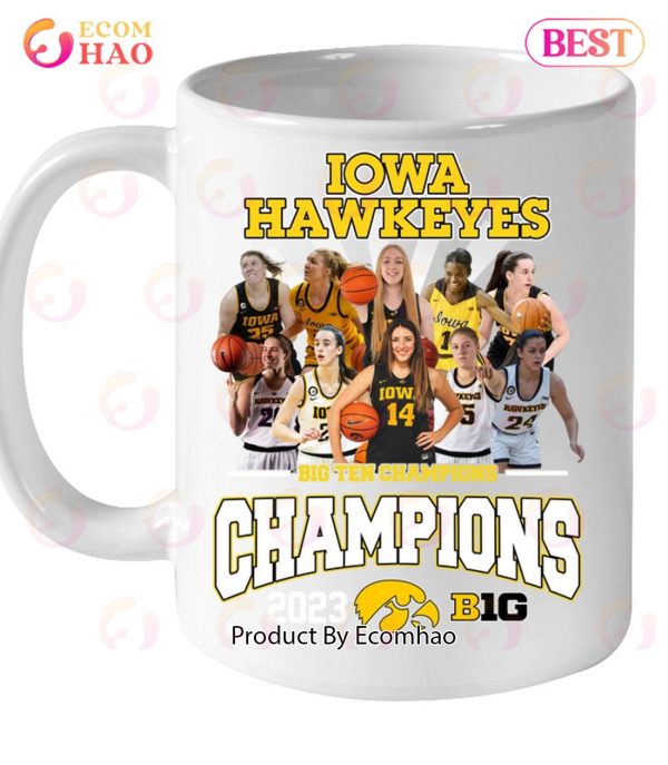 Iowa Hawkeyes Big Ten Champions 2023 T-Shirt - Ecomhao Store