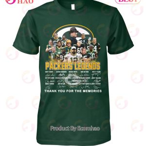 Packers Legends Thank You For The Memories T-Shirt