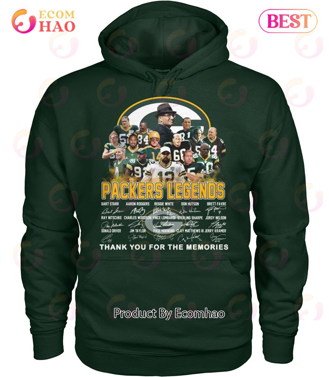 Packers Legends Thank You For The Memories T-Shirt