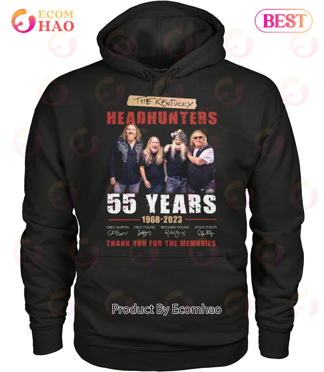 The Kentucky Headhunters 55 Years 1968 – 2023 Thank You For The Memories T-Shirt