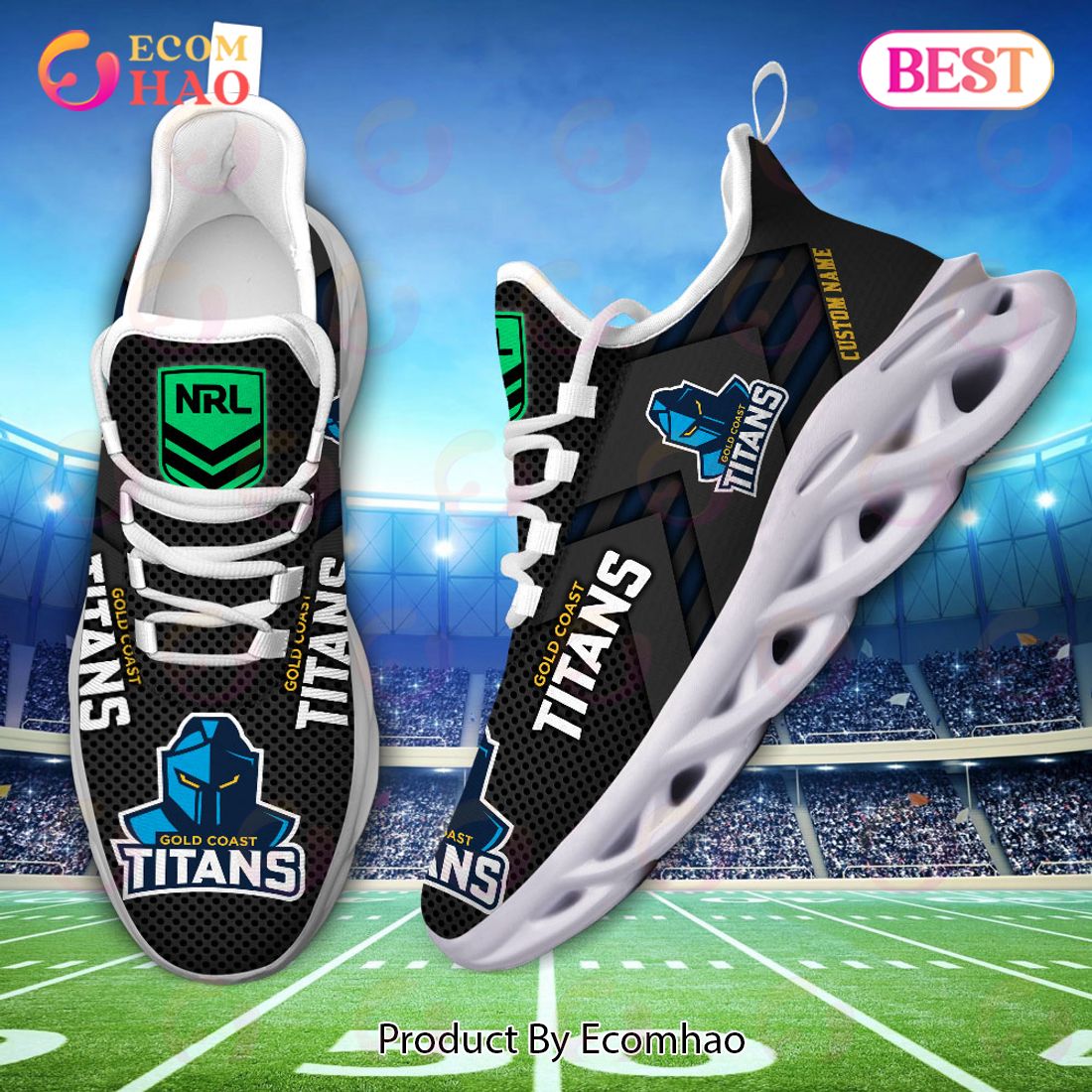 NRL Parramatta Eels Personalized Max Soul Shoe Perfect Gift