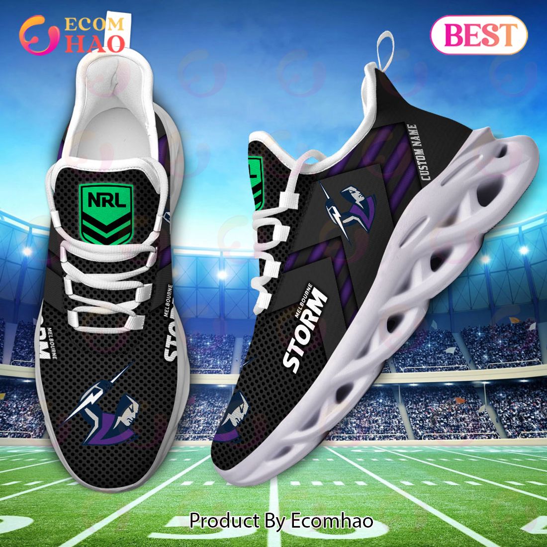 NRL Brisbane Broncos Personalized Max Soul Shoe Perfect Gift