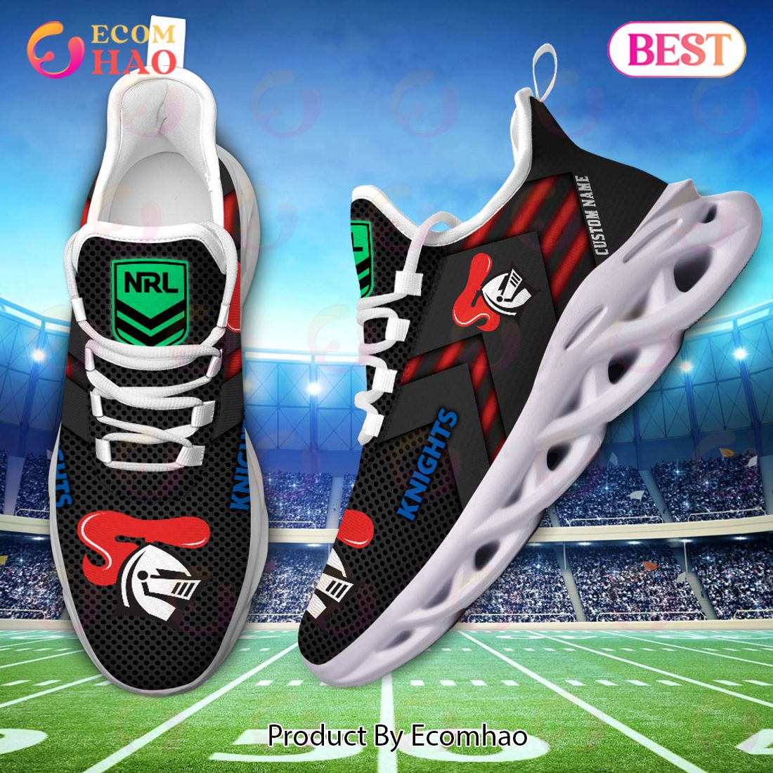 NRL Cronulla Sutherland Sharks Personalized Max Soul Shoe Perfect Gift