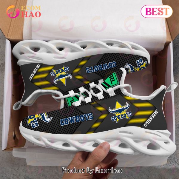 NRL North Queensland Cowboys Personalized Max Soul Shoe Perfect Gift