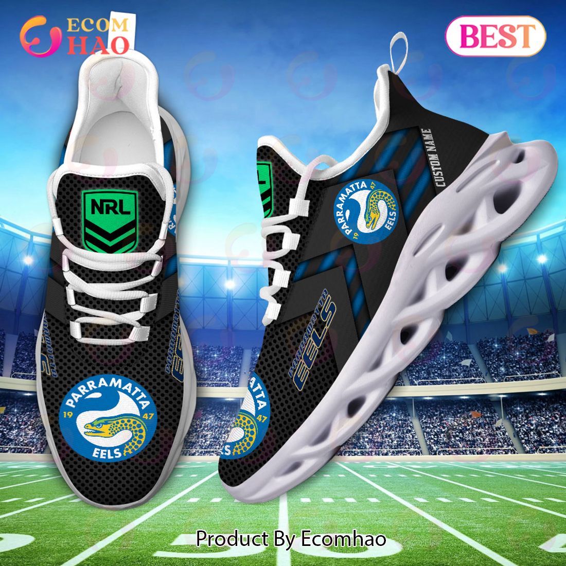 NRL Parramatta Eels Personalized Max Soul Shoe Perfect Gift