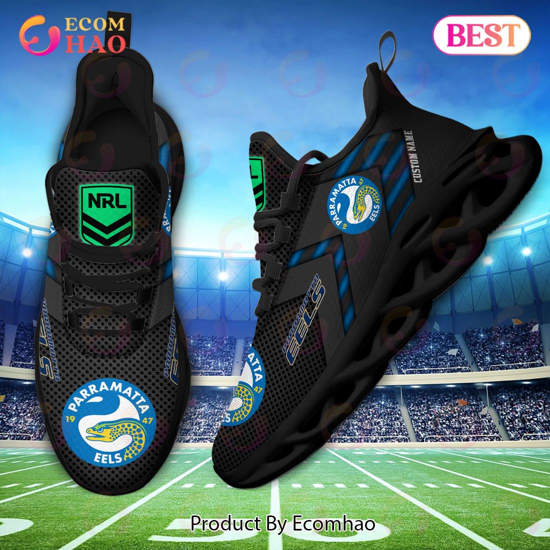 NRL Parramatta Eels Personalized Max Soul Shoe Perfect Gift