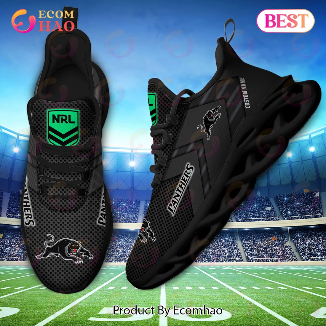 NRL Penrith Panthers Personalized Max Soul Shoe Perfect Gift