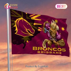 NRL Brisbane Broncos Flag Gift For Fans