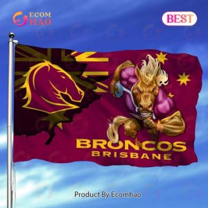 NRL Brisbane Broncos Flag Gift For Fans
