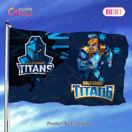 NRL Gold Coast Titans Flag Gift For Fans