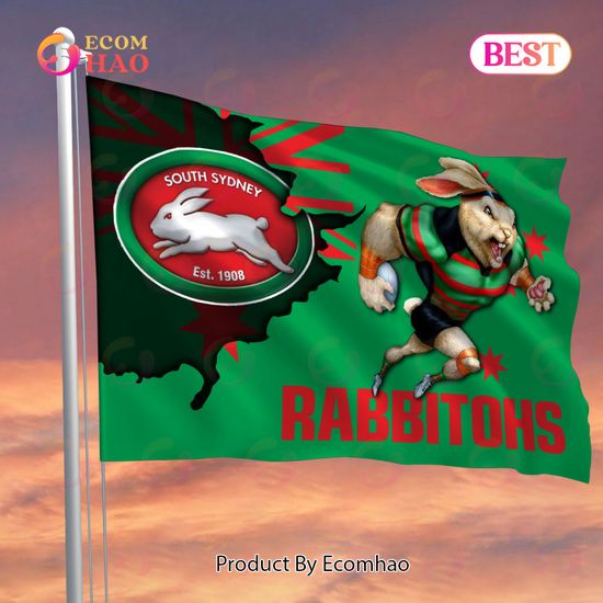 NRL South Sydney Rabbitohs Flag Gift For Fans