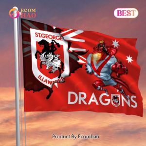 NRL St. George Illawarra Dragons Flag Gift For Fans