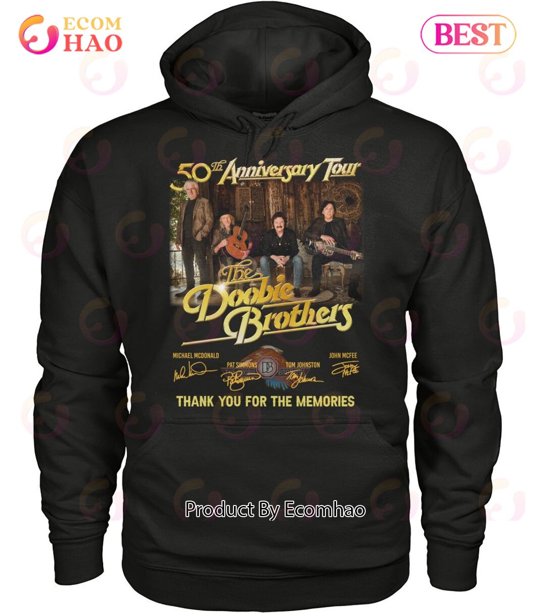 50th Anniversary Tour The Doobie Brothers Thank You For The Memories T-Shirt