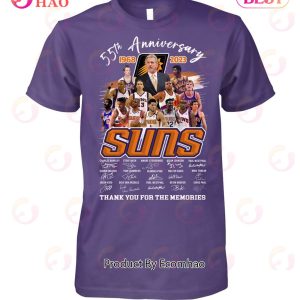 55th Anniversary 1968 – 2023 Suns Thank You For The Memories T-Shirt
