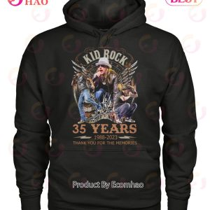 Kid Rock 35 Years 1988 – 2023 Thank You For The Memories T-Shirt