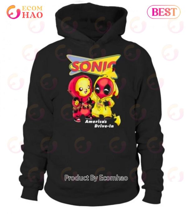 Sonic Deadpool Pikachu America’s Drive In T-Shirt