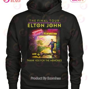 The Final Tour Elton John Farewell Yellow Brick Road Thank You For The Memories T-Shirt