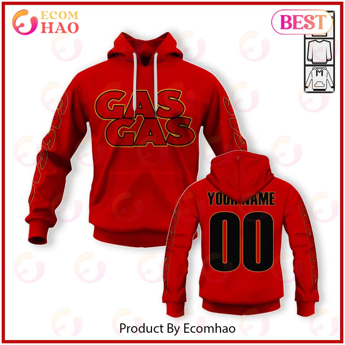 Customize Name Vintage Style Honda Elsinore Motocross Jersey MX Enduro AHRMA Motorcycle Dirt Bike 3D Hoodie