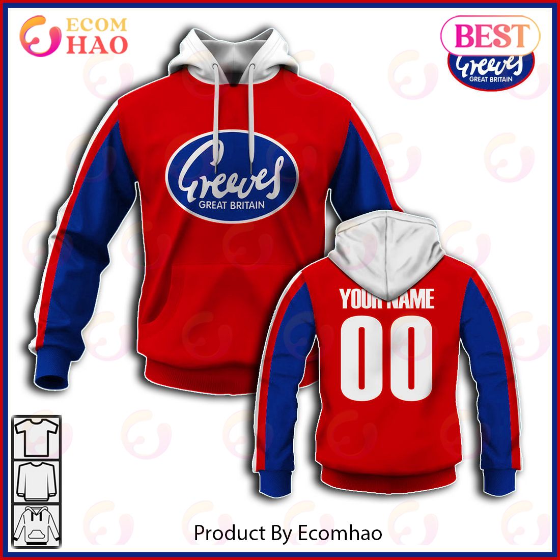 Customize Name Vintage Style CZ Motocross Jersey MX Enduro AHRMA Motorcycle Dirt Bike 3D Hoodie