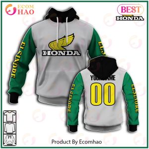 Customize Name Vintage Style Honda Elsinore Motocross Jersey MX Enduro AHRMA Motorcycle Dirt Bike 3D Hoodie