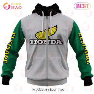Customize Name Vintage Style Honda Elsinore Motocross Jersey MX Enduro AHRMA Motorcycle Dirt Bike 3D Hoodie