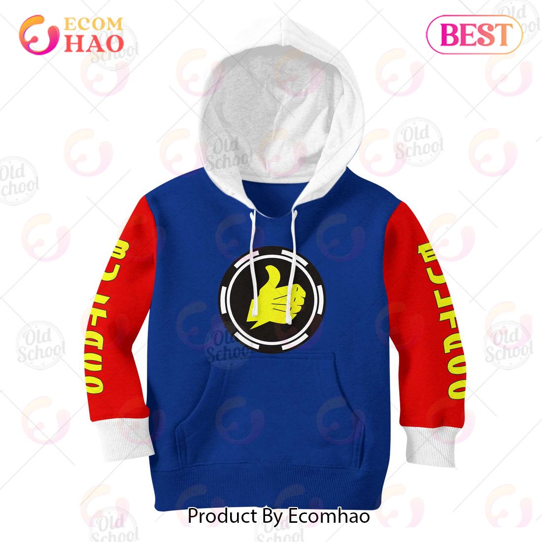 Vintage Style Bultaco Motocross Jersey MX Enduro AHRMA Motorcycle Dirt Bike 3D Hoodie For KID