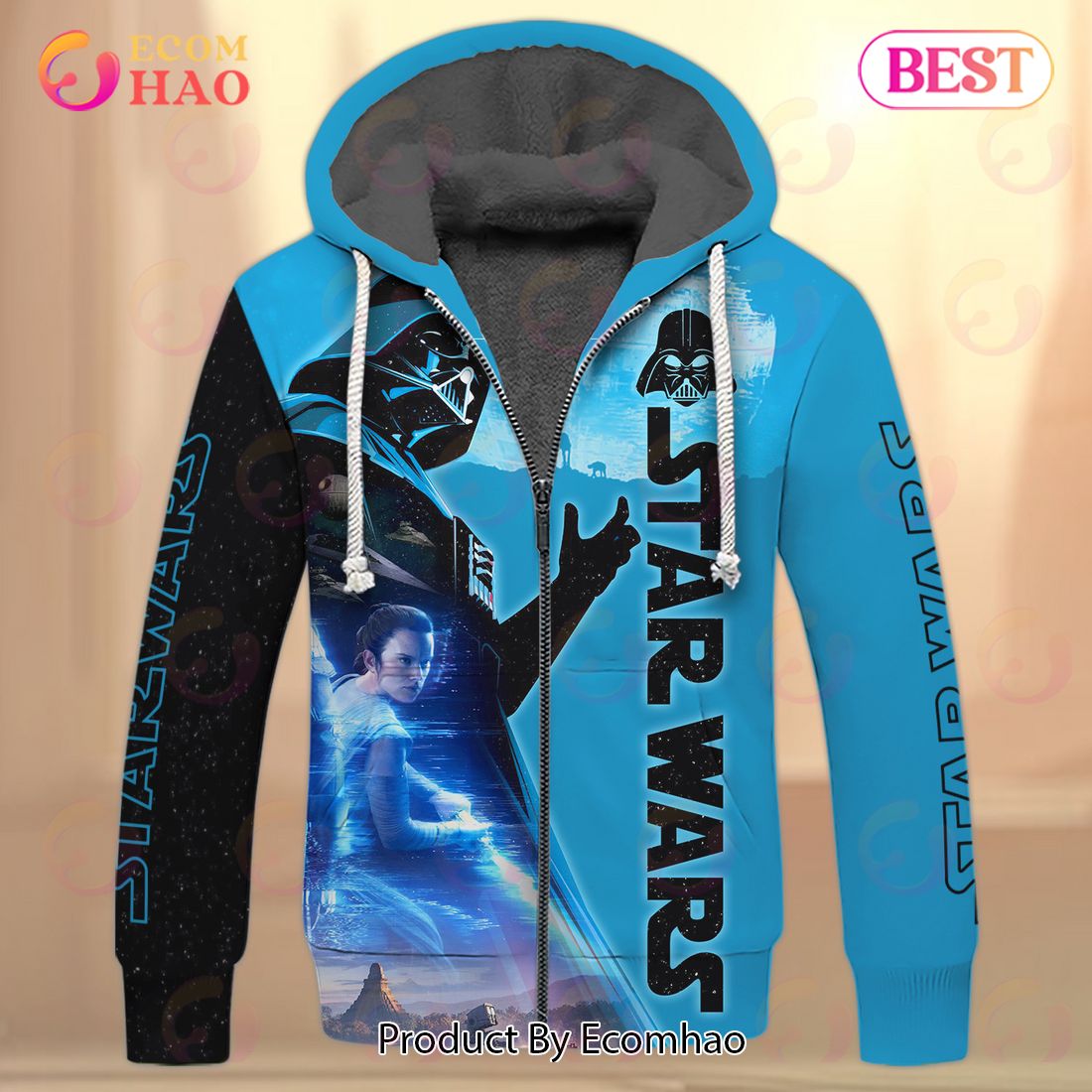 Darth Vader Star Wars 3D Blue Tshirt Star War Movie 3D Full Print Hoodie