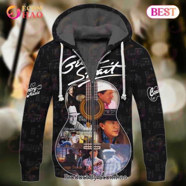 George Strait Guitar 3D Hoodie