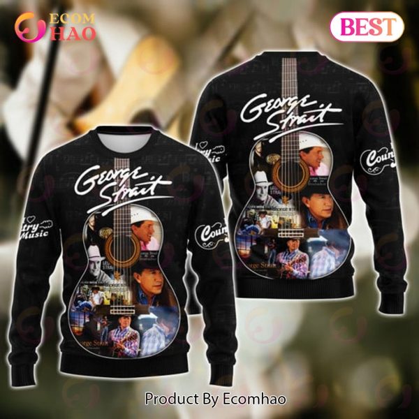 George Strait Guitar 3D Hoodie