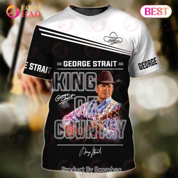 George Strait King of Country Music 3D Hoodie